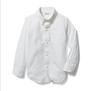 JANIE & JACK DOT POPLIN SHIRT